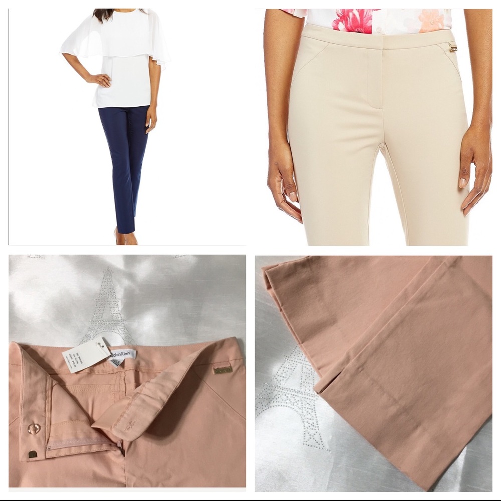 Calvin Klein Straight-Leg Pants - Picture 3 of 7